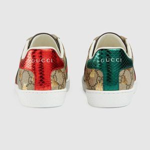 Women's Ace Sneaker Supreme Cancas with Bees